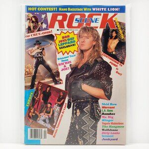Rock Scene Magazine Skid Row Motley Crue Aerosmith VTG April 1990 Unread Stock